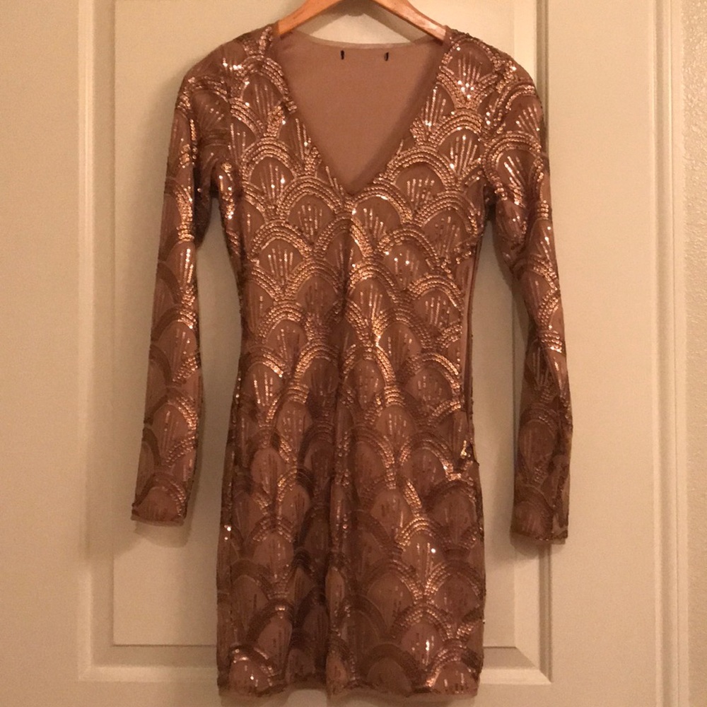 Sequin Mini Dress